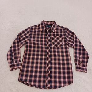 Bold Blue Boys Dress Shirt - Size 10-12